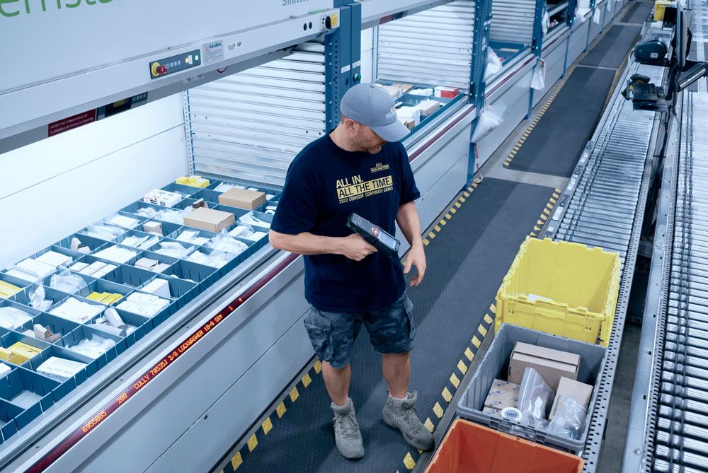 Using Automation to stock Electronic Components