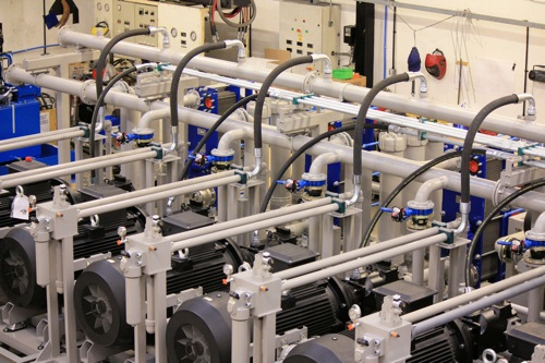 group hes forming part of 2mw power pack