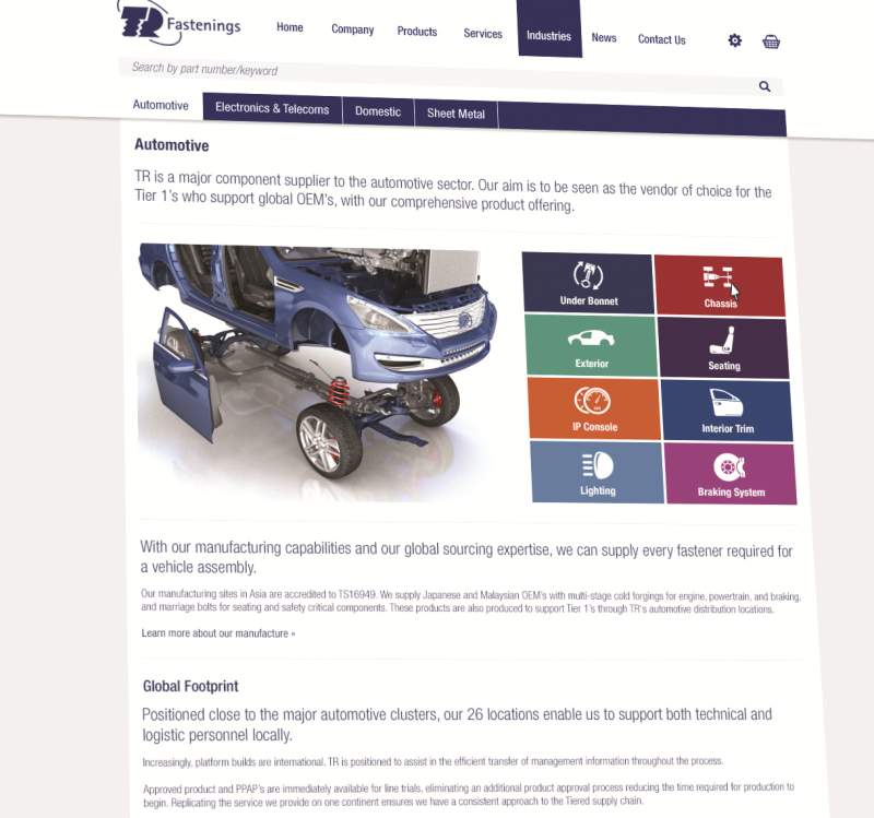 tr new website automotive