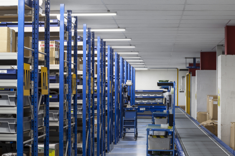led lighting for warehouses pattonair installs goodlight g5 led battens into warehouse 12 sml