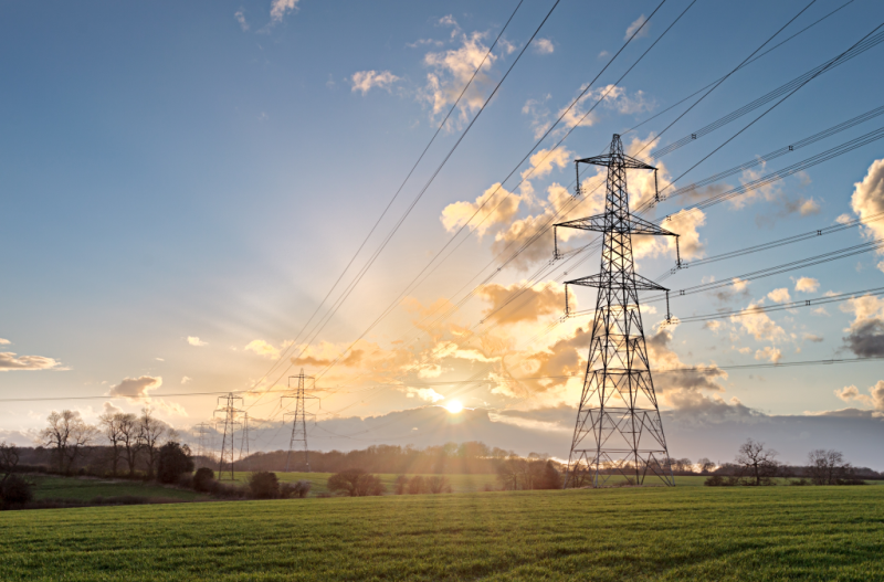 uk standard overhead power line transmission tower