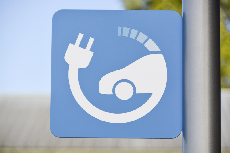 electric vehicle sign