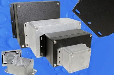 Hammond’s new IP68 heavy duty die-cast flanged enclosures