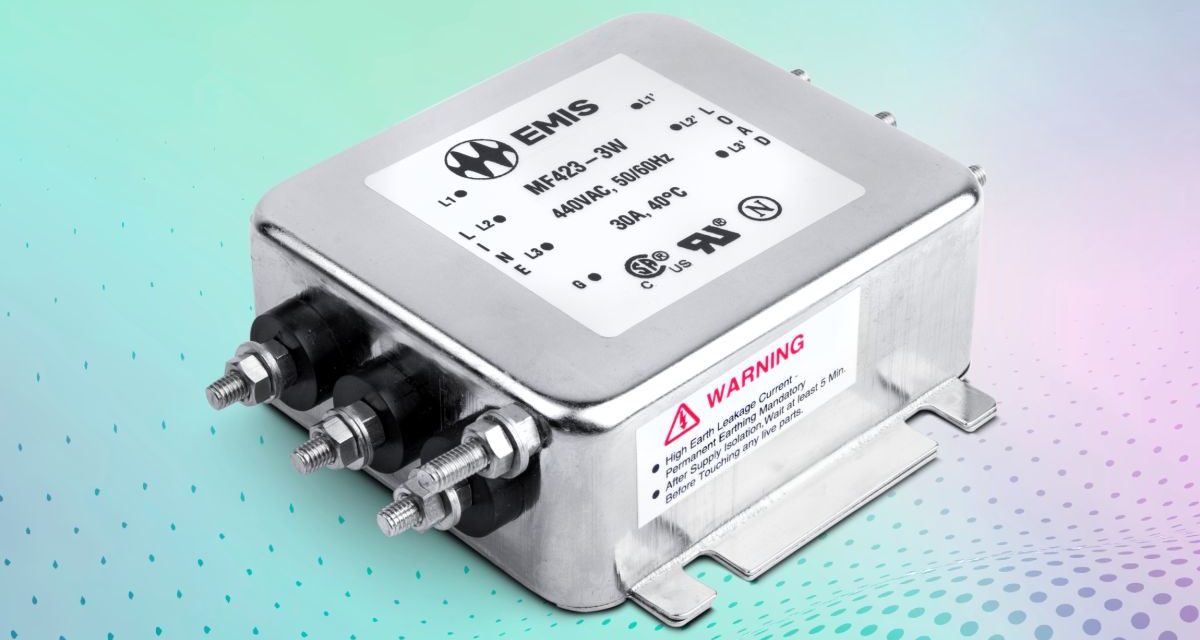 Three Phase Single Stage EMI Filters from EMIS have many applications