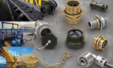 Weald LMF and LMG connectors from Lane Electronics  Threaded coupling circular connectors designed for use in exposed environments   