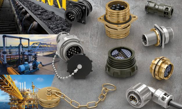 Weald LMF and LMG connectors from Lane Electronics  Threaded coupling circular connectors designed for use in exposed environments   