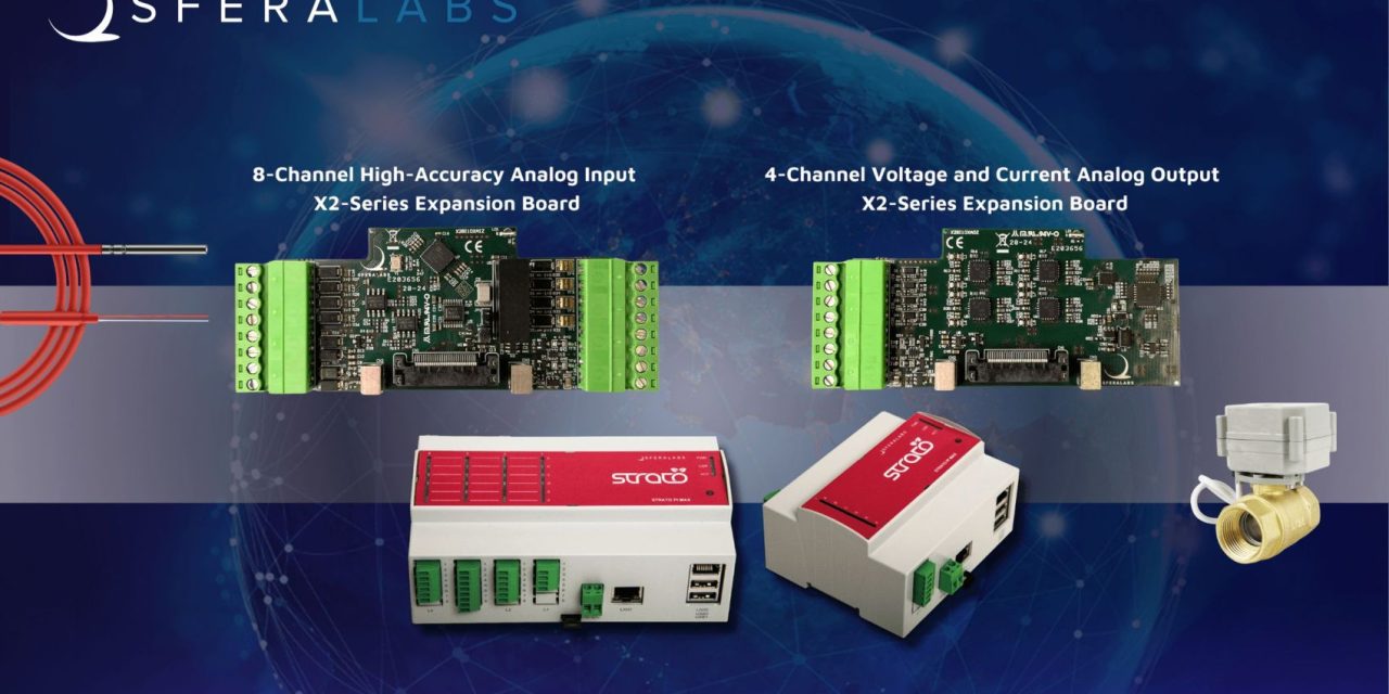 Sfera Labs expands Strato Pi Max capabilities with new industrial I/O expansion boards