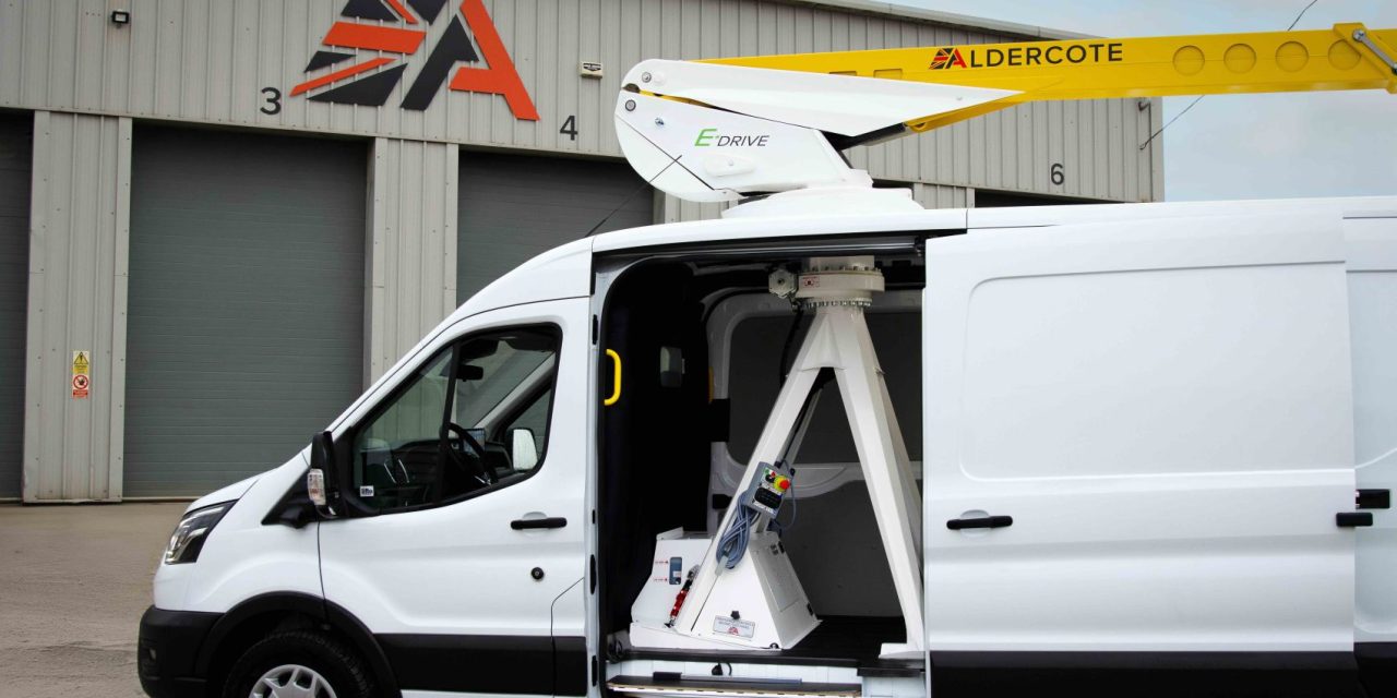Aldercote unveils innovative access platform for fully electric vehicles