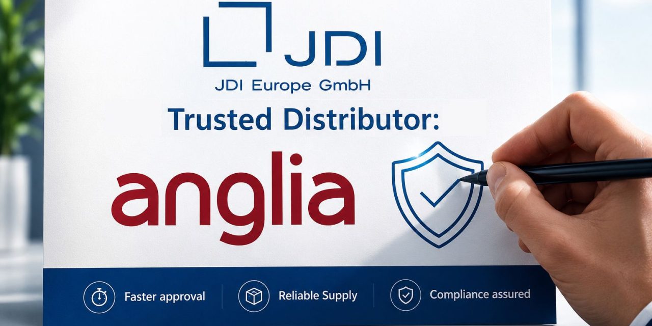 Anglia’s achieves Trusted Distributor status for JDI LCD & TFT displays meaning faster certification for defence customers