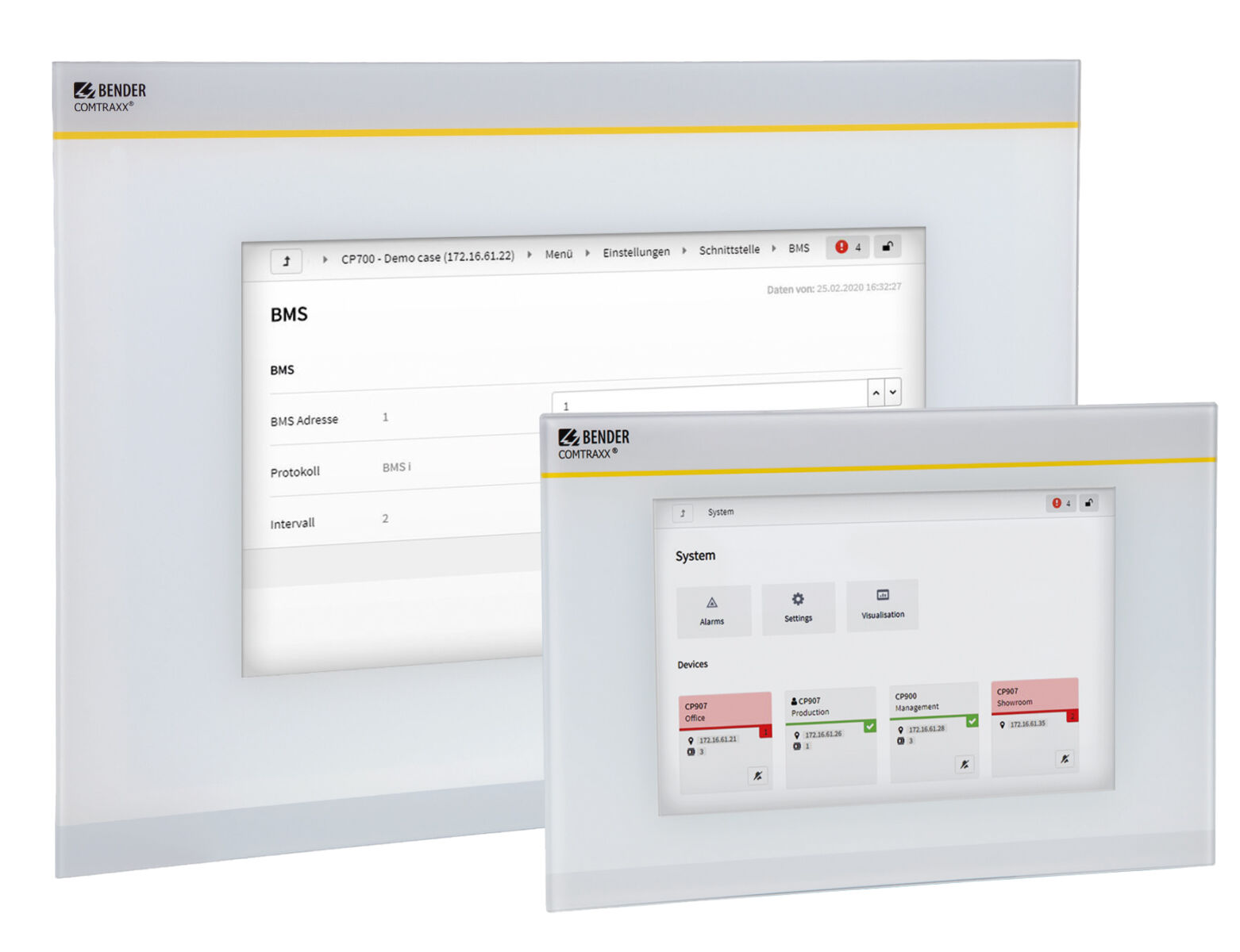 COMTRAXX CP9i delivers touch screen condition monitoring for industrial applications
