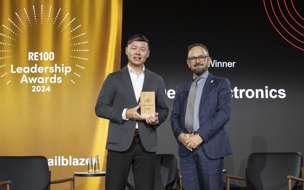 Delta Honored with the 2024 RE100 Market Trailblazer Award for its Resolve and Collaboration with Partners to Foster Renewable Electricity