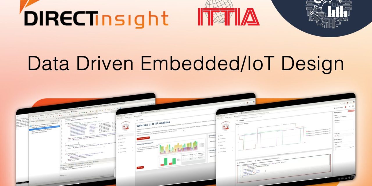Learn how to handle dynamic sensor data in your embedded IoT application with free training webinar from Direct Insight & ITTIA