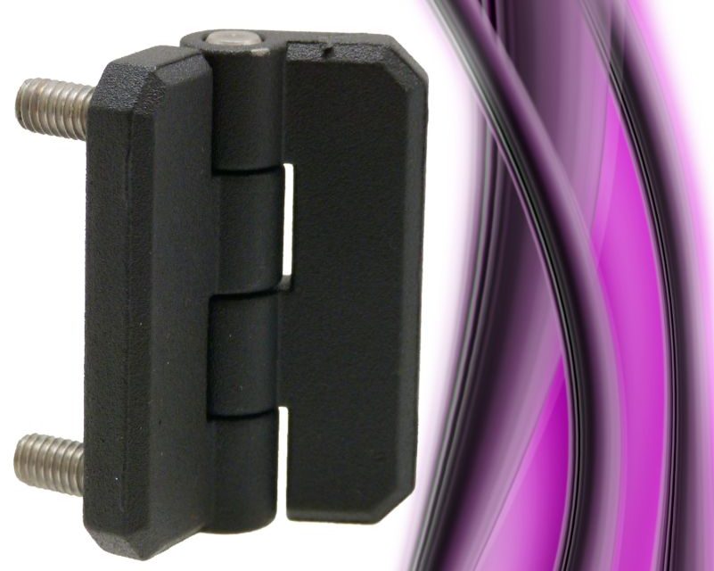 Black diecast butt hinge from FDB Panel Fittings/Enclosure Solutions