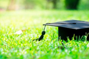 Green graduation hat 1