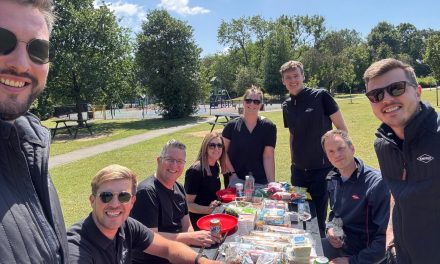 KNIPEX UK raises over £1,000 for band of builders through sponsored walks