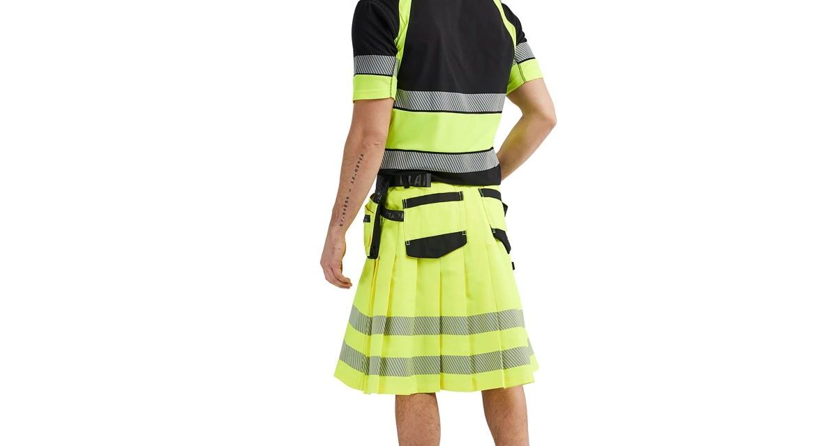 “They’ll never take our freedom (of movement)” – High-vis kilts allow workers to embrace inner braveheart