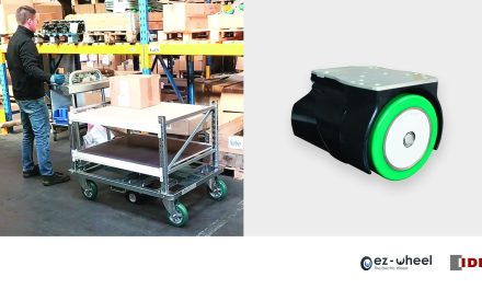 IDEC ez-Wheel Assist Wheel Drive Boosts Material Handling Operations