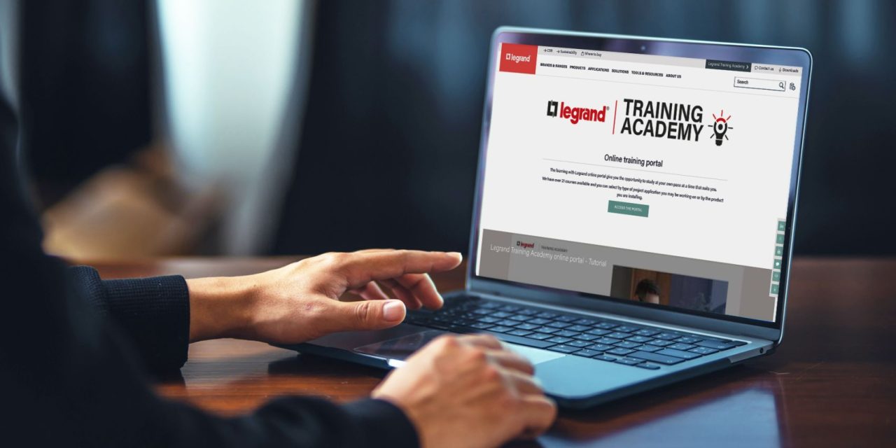 Legrand empowers electrical professionals with launch of new training portal