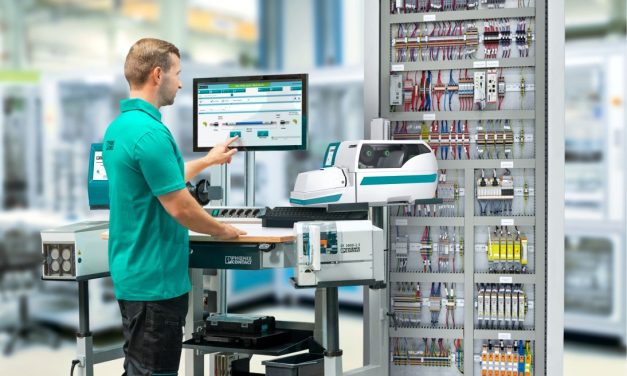 Efficient control cabinet building through automated wire and cable identification