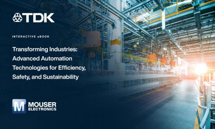 New interactive eBook from Mouser and TDK explores challenges in precision, speed and efficiency for industrial automation