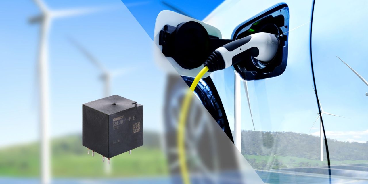 OMRON reveals ultra-compact power relay for high-voltage battery safety