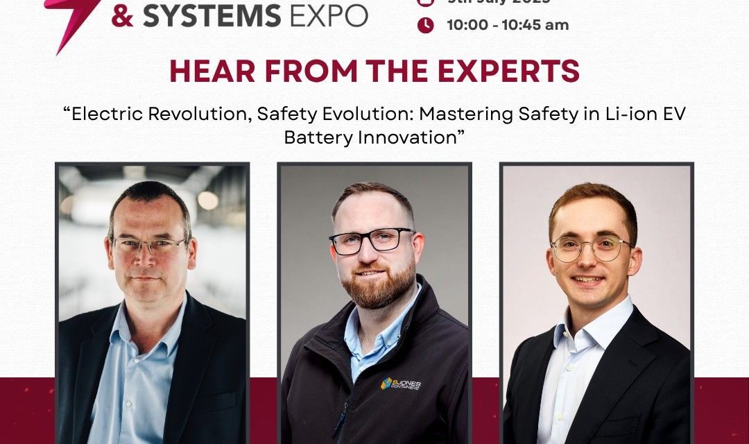 S Jones Containers to lead the charge on battery safety revolution at the Battery Cells & Systems Expo