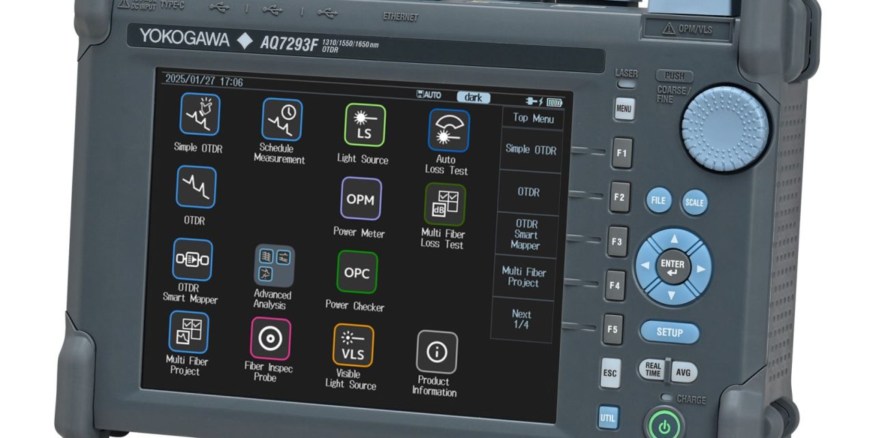 Yokogawa Test & Measurement Releases AQ7290 Series Optical Time Domain Reflectometer for Optical Network Testing