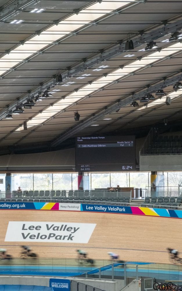Teamwork takes gold in velodrome lighting