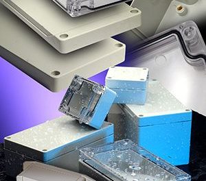 Hammond’s IP68 1554, 1555 and 1555F families of polycarbonate enclosures