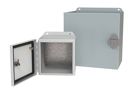 Hammond’s UL Listed IP66 EJ painted mild steel enclosure family