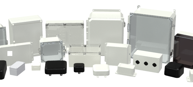 Hammond’s polycarbonate enclosures offer high durability, excellent impact resistance and are suitable for use in harsh environments