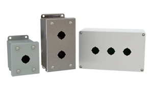 Hammond’s UL Listed pushbutton enclosures: a critical HMI manual control capability